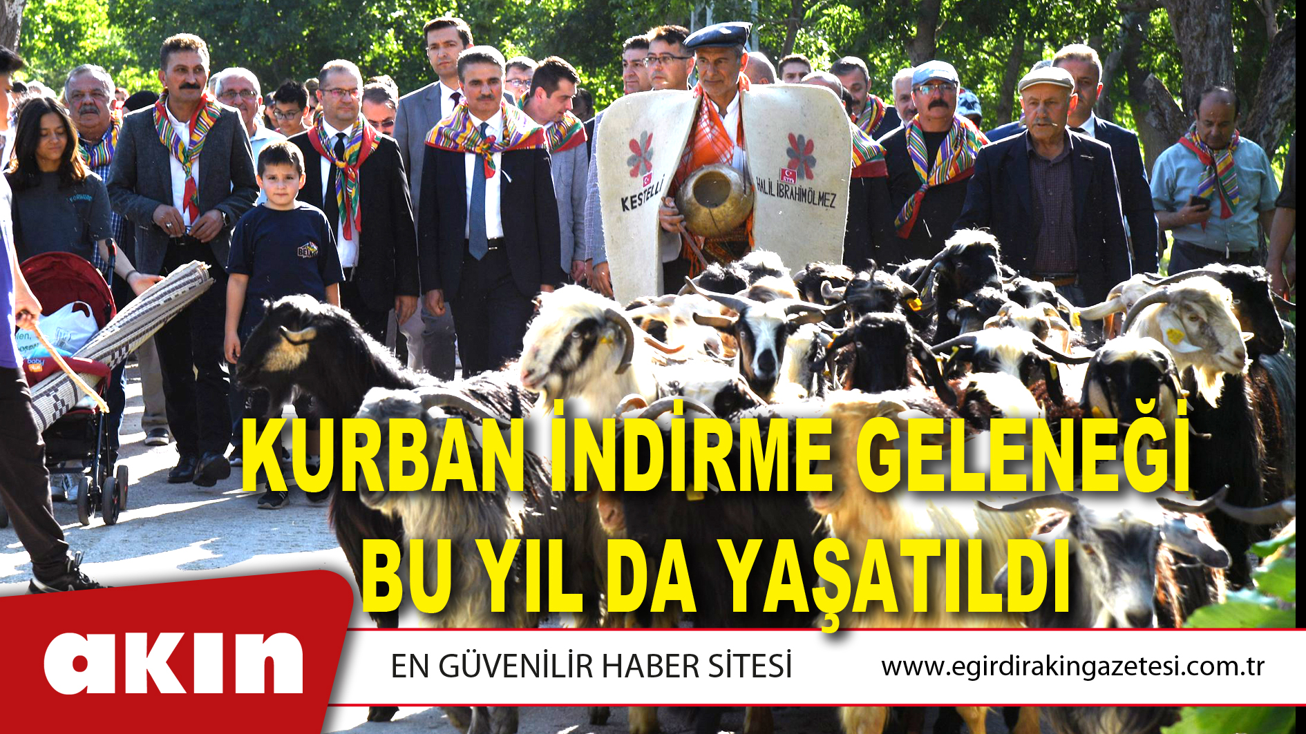 Kurban İndirme Geleneği Bu Yıl da Yaşatıldı