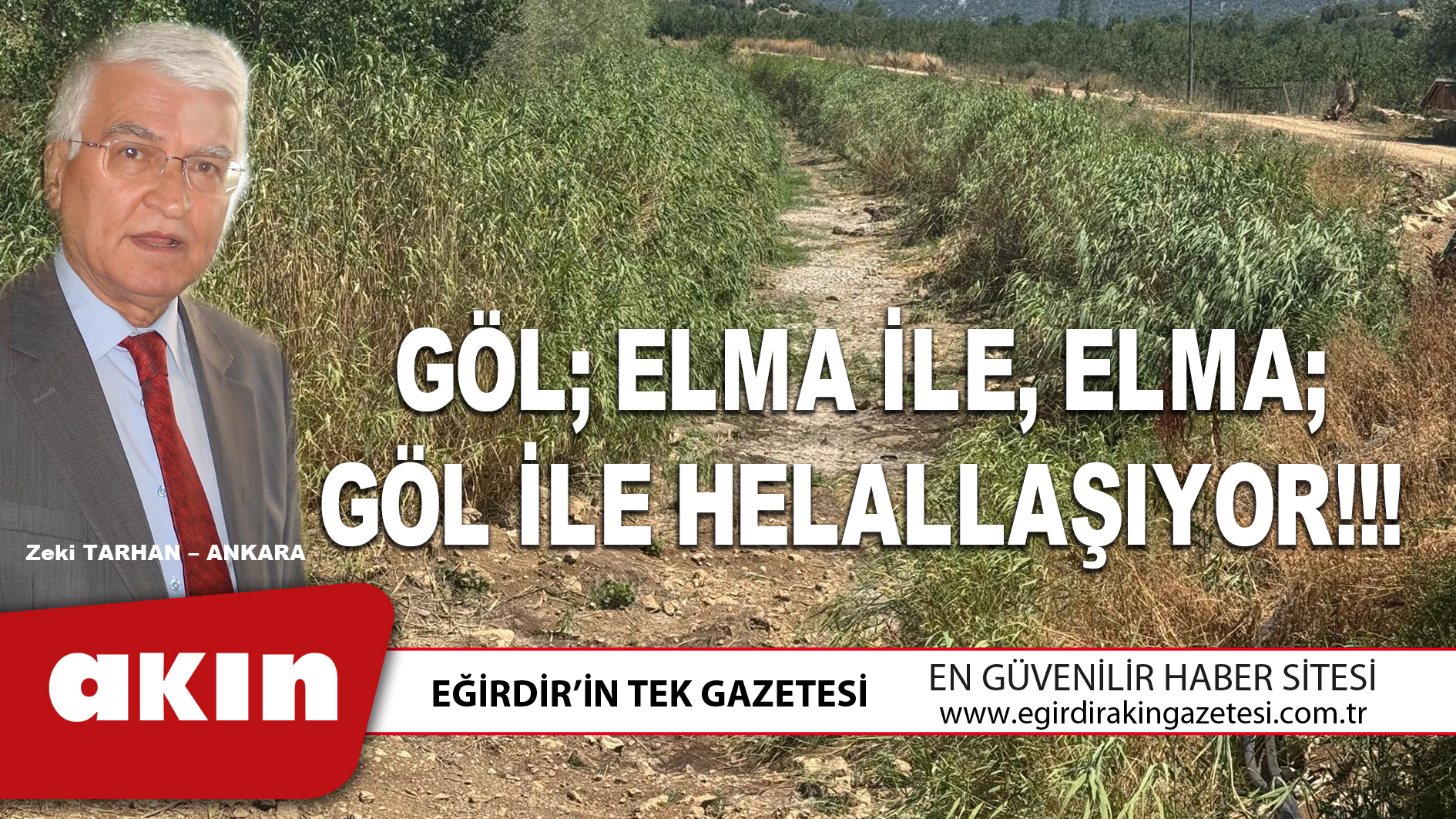 eğirdir haber,akın gazetesi,egirdir haberler,son dakika,GÖL ELMA İLE ELMA GÖL İLE HELALLAŞIYOR