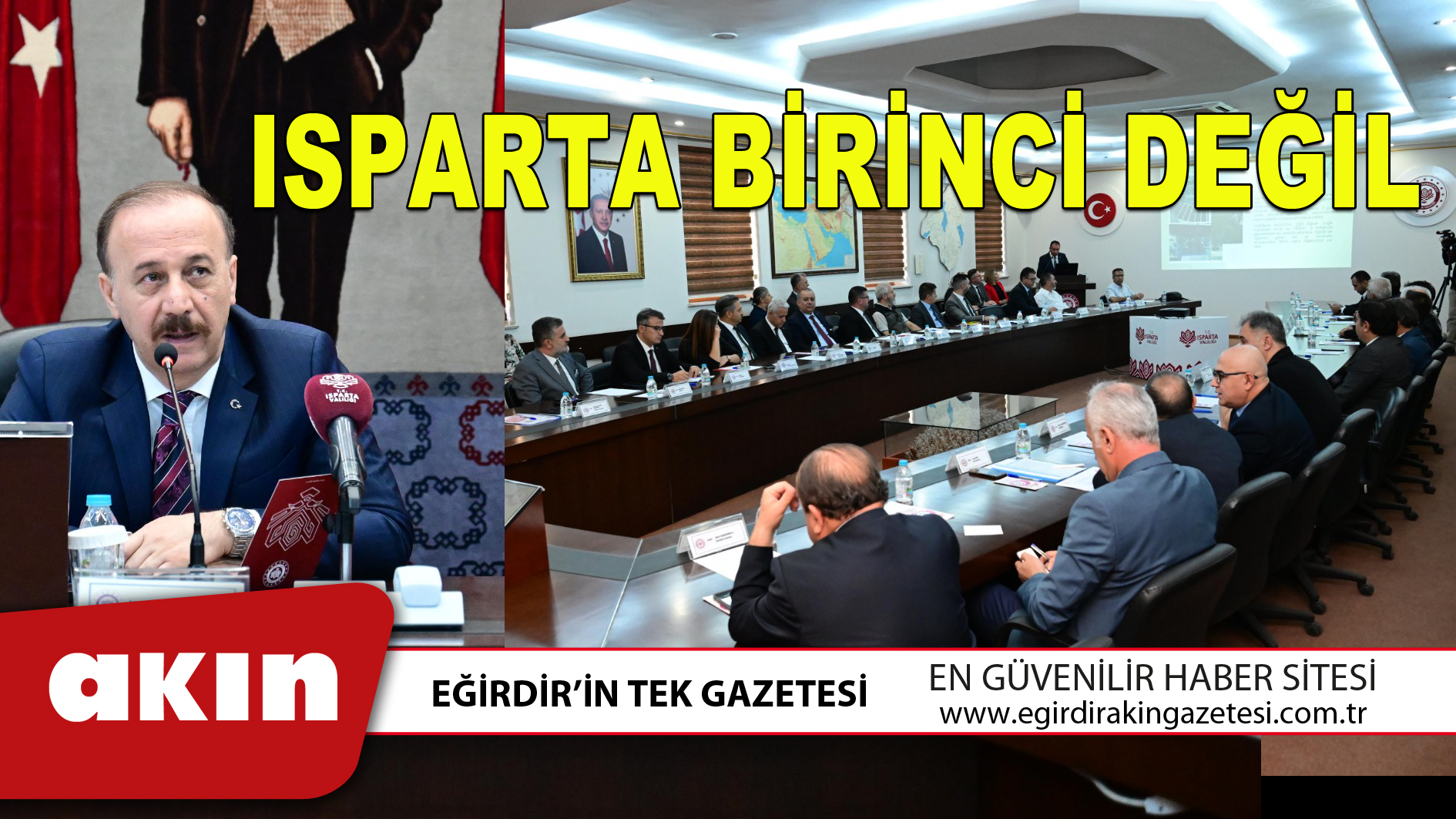 ISPARTA BİRİNCİ DEĞİL