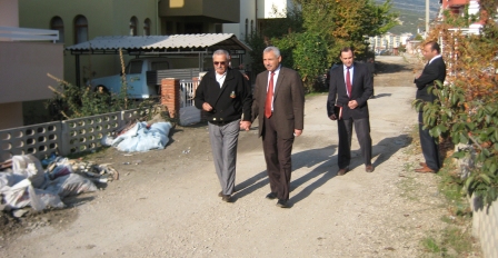 P. KDM. ALB. HASAN TÜRKEÜN TURAN'IN AİLESİNDEN BAŞKAN ÖZMERAL'E ZİYARET