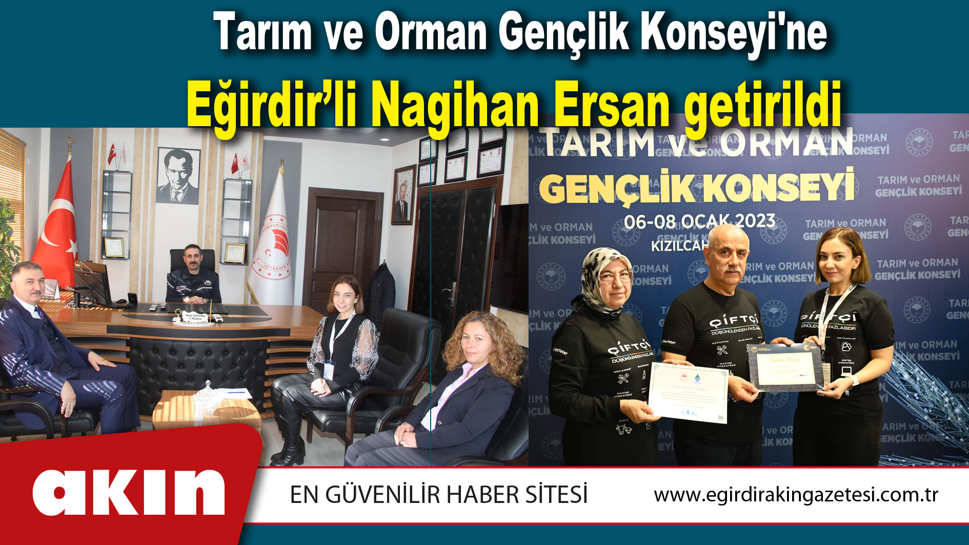 Tarım ve Orman Gençlik Konseyi'ne Eğirdir’li Nagihan Ersan getirildi