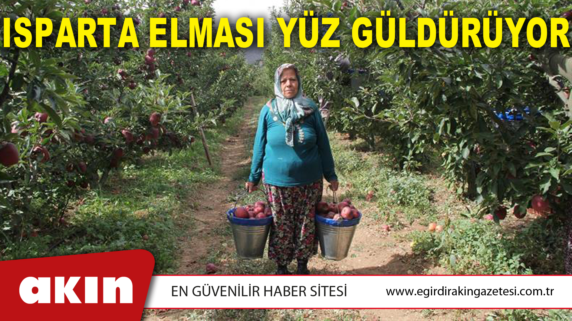 ​ISPARTA ELMASI YÜZ GÜLDÜRÜYOR