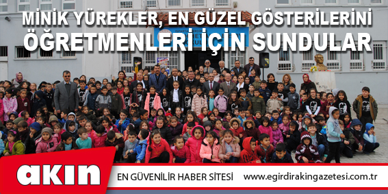 Minik Yürekler, En Güzel Gösterilerini Öğretmenleri İçin Sundular…