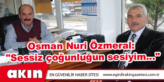 Osman Nuri Özmeral: 