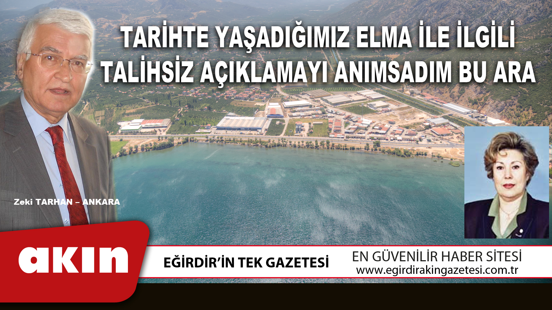 eğirdir haber,akın gazetesi,egirdir haberler,son dakika,TARİHTE YAŞADIĞIMIZ ELMA İLE İLGİLİ TALİHSİZ AÇIKLAMAYI ANIMSADIM BU ARA