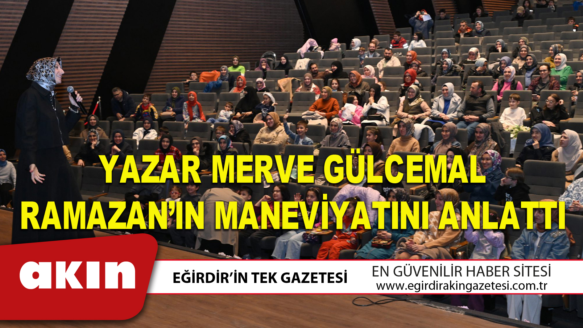 YAZAR MERVE GÜLCEMAL RAMAZAN’IN MANEVİYATINI ANLATTI
