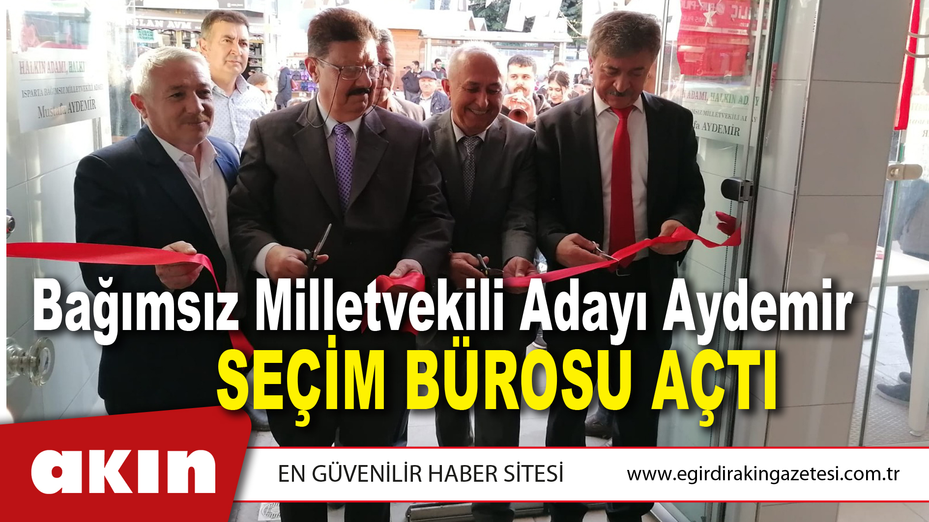 Bağımsız Milletvekili Adayı Aydemir, Seçim Bürosu Açtı