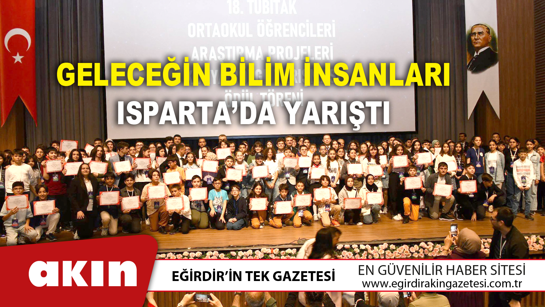 Geleceğin Bilim İnsanları Isparta’da Yarıştı