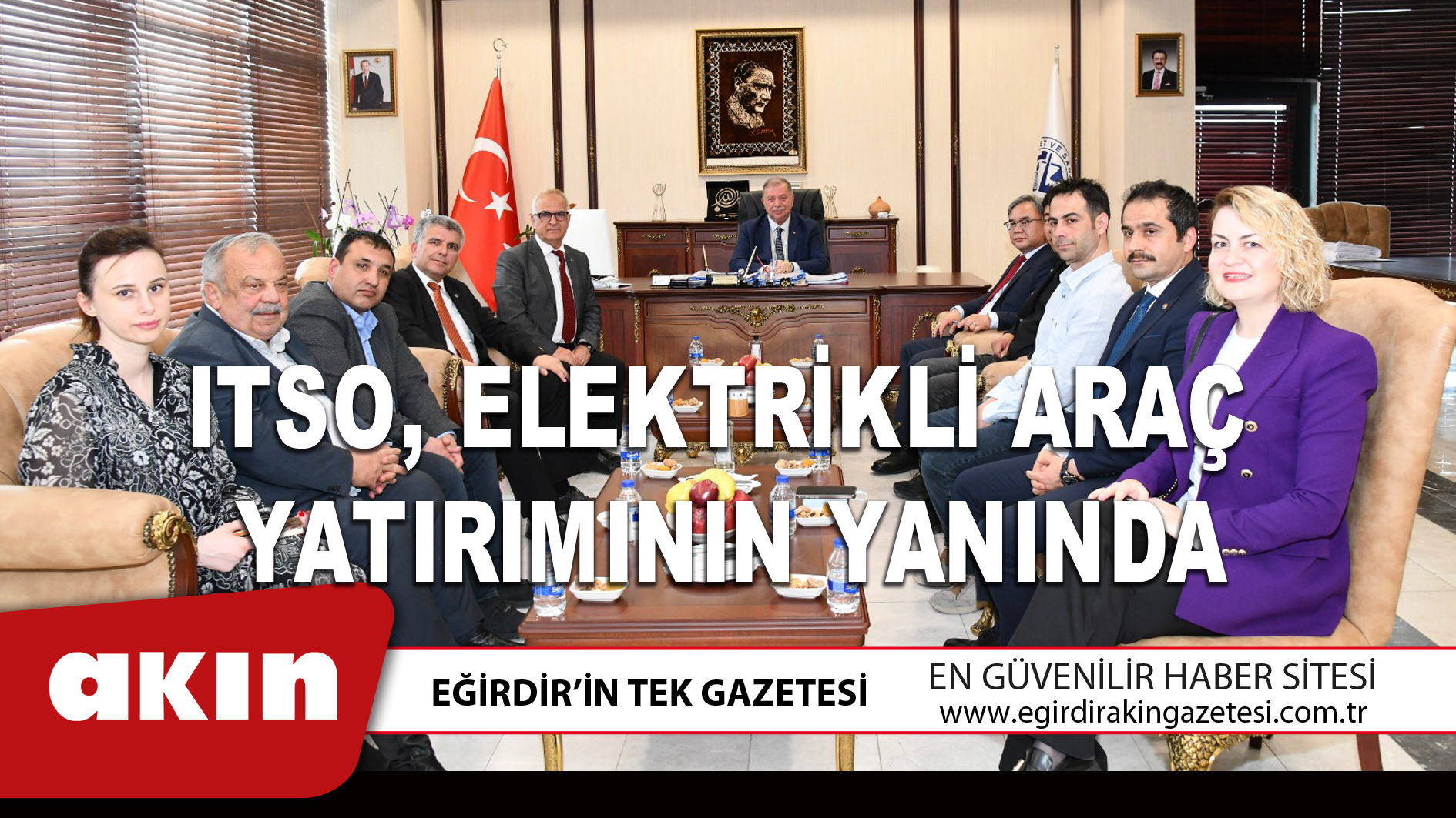 ITSO ELEKTRİKLİ ARAÇ YATIRIMININ YANINDA