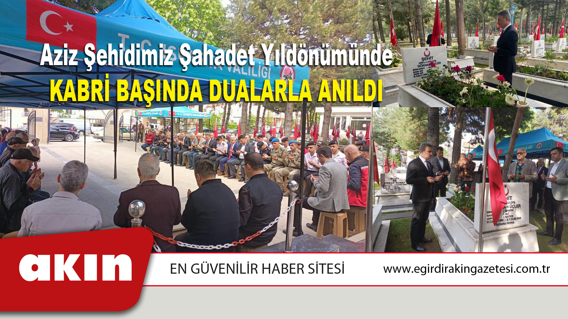 Aziz Şehidimiz Şahadet Yıldönümünde Kabri Başında Dualarla Anıldı