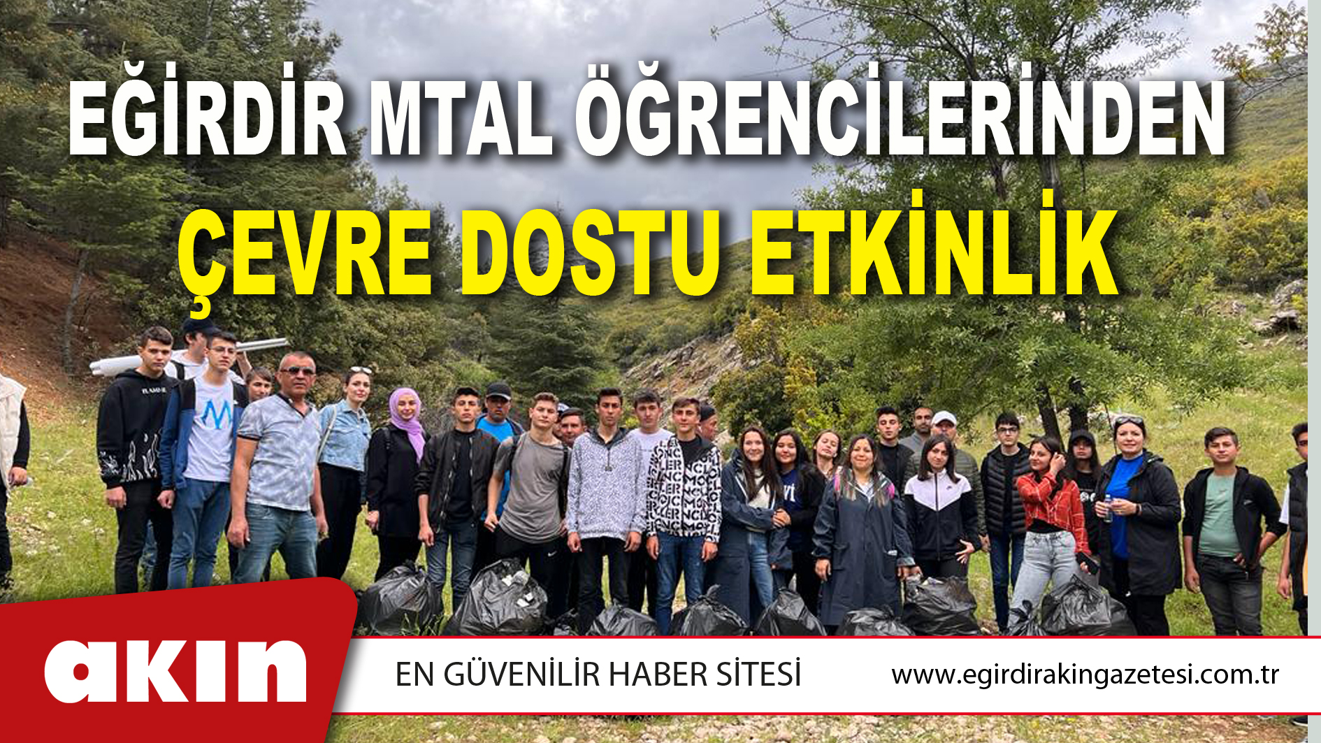 EĞİRDİR MTAL ÖĞRENCİLERİNDEN ÇEVRE DOSTU ETKİNLİK