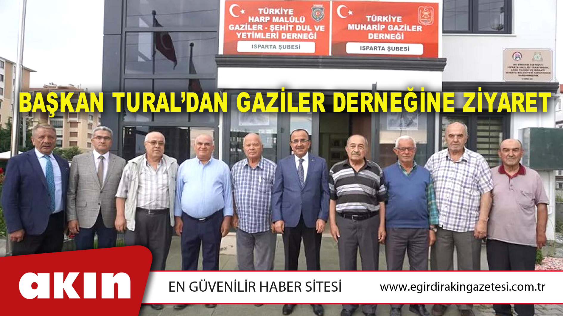 Başkan Tural’dan Gaziler Derneğine Ziyaret