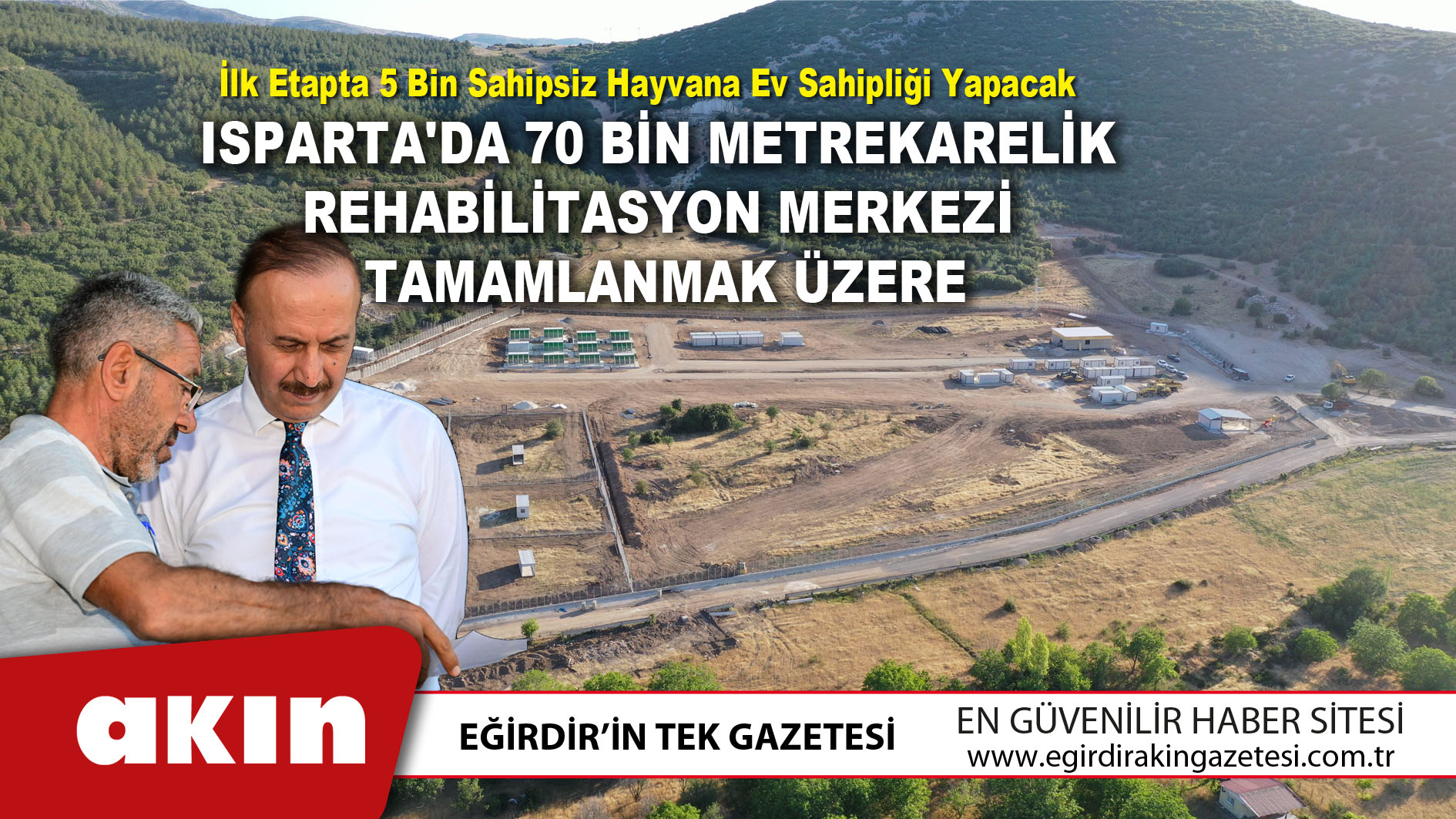 Isparta'da 70 Bin Metrekarelik Rehabilitasyon Merkezi Tamamlanmak Üzere