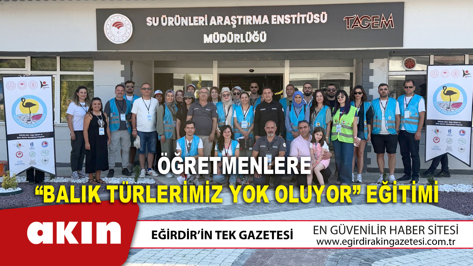 Öğretmenlere “Balık Türlerimiz Yok Oluyor” Eğitimi