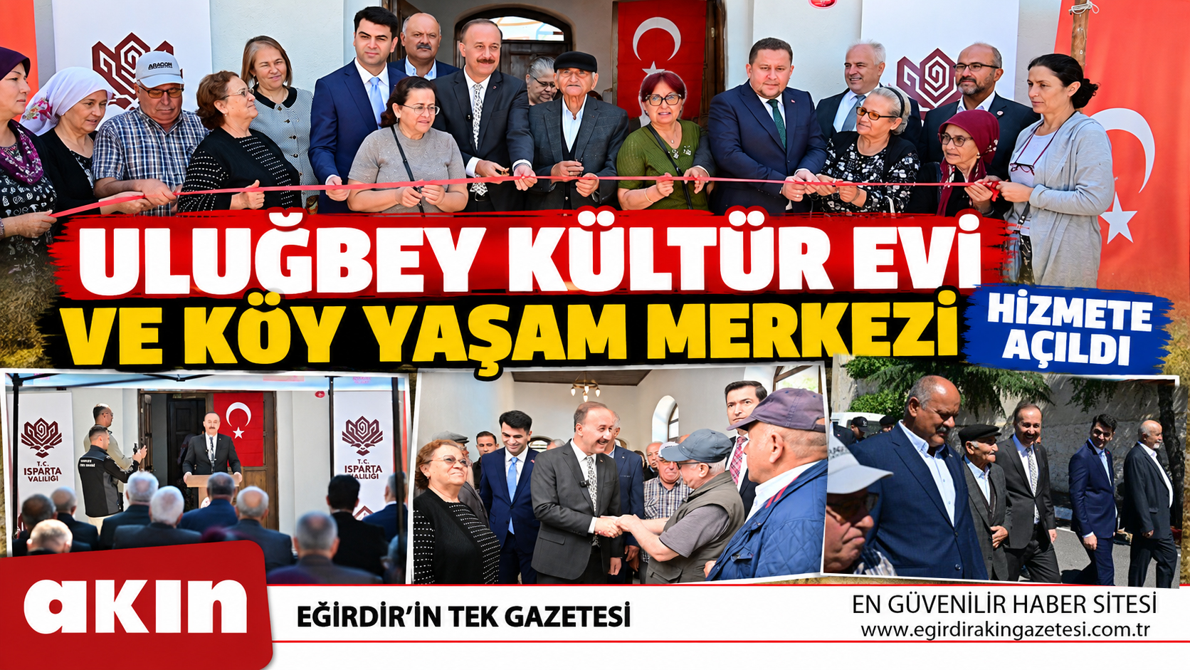 Uluğbey Kültür Evi Ve Köy Yaşam Merkezi Hizmete Açıldı