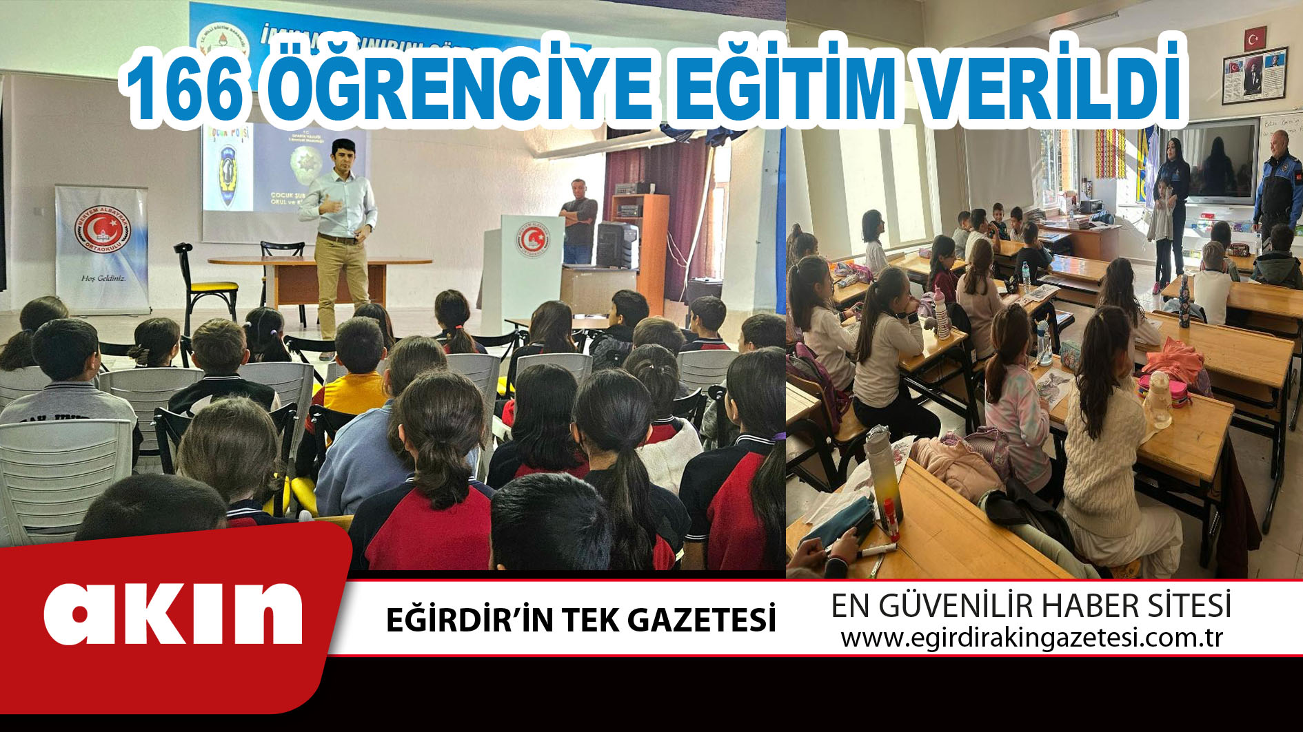 eğirdir haber,akın gazetesi,egirdir haberler,son dakika,166 ÖĞRENCİYE EĞİTİM VERİLDİ