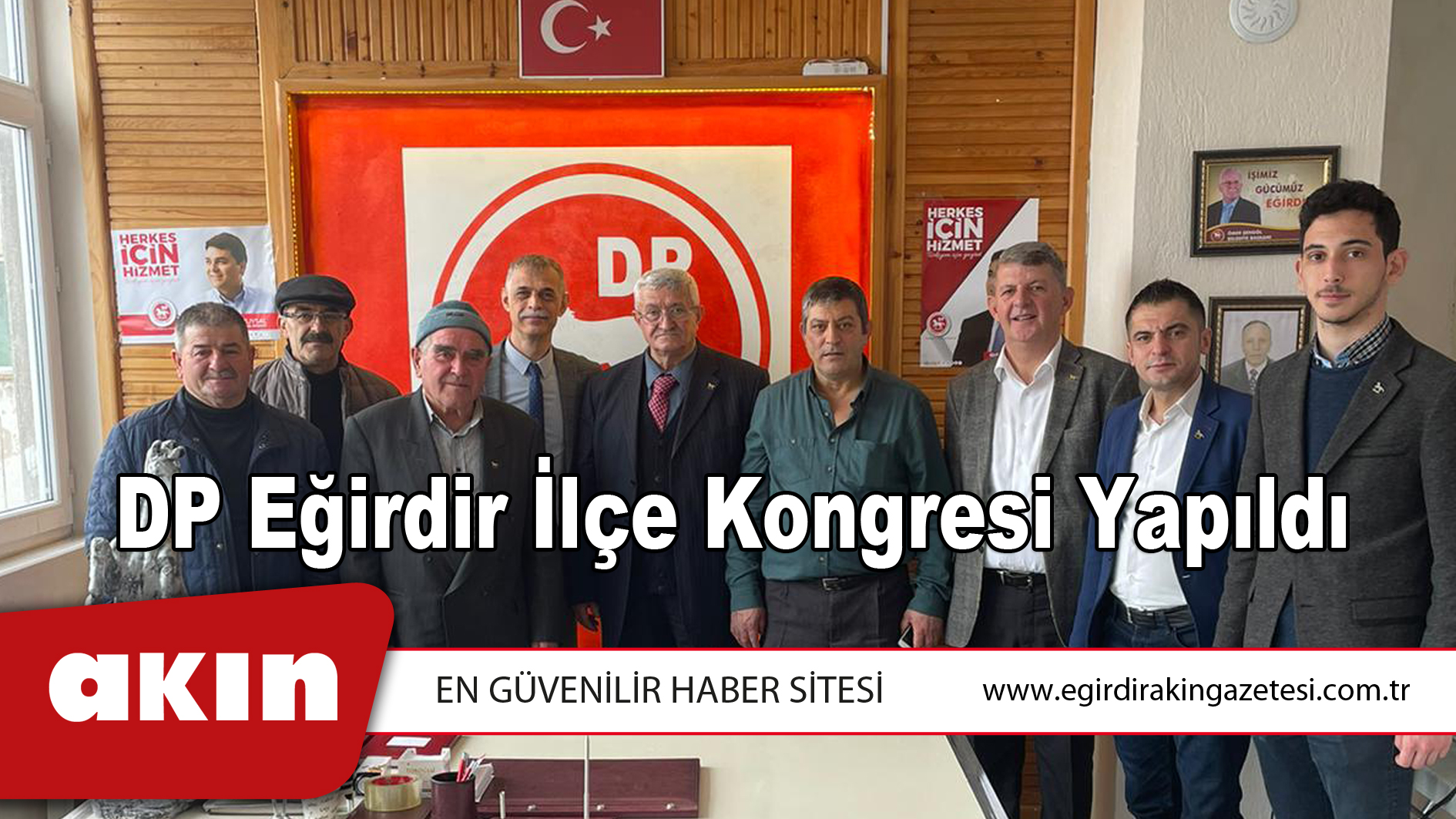 DP Eğirdir İlçe Kongresi Yapıldı