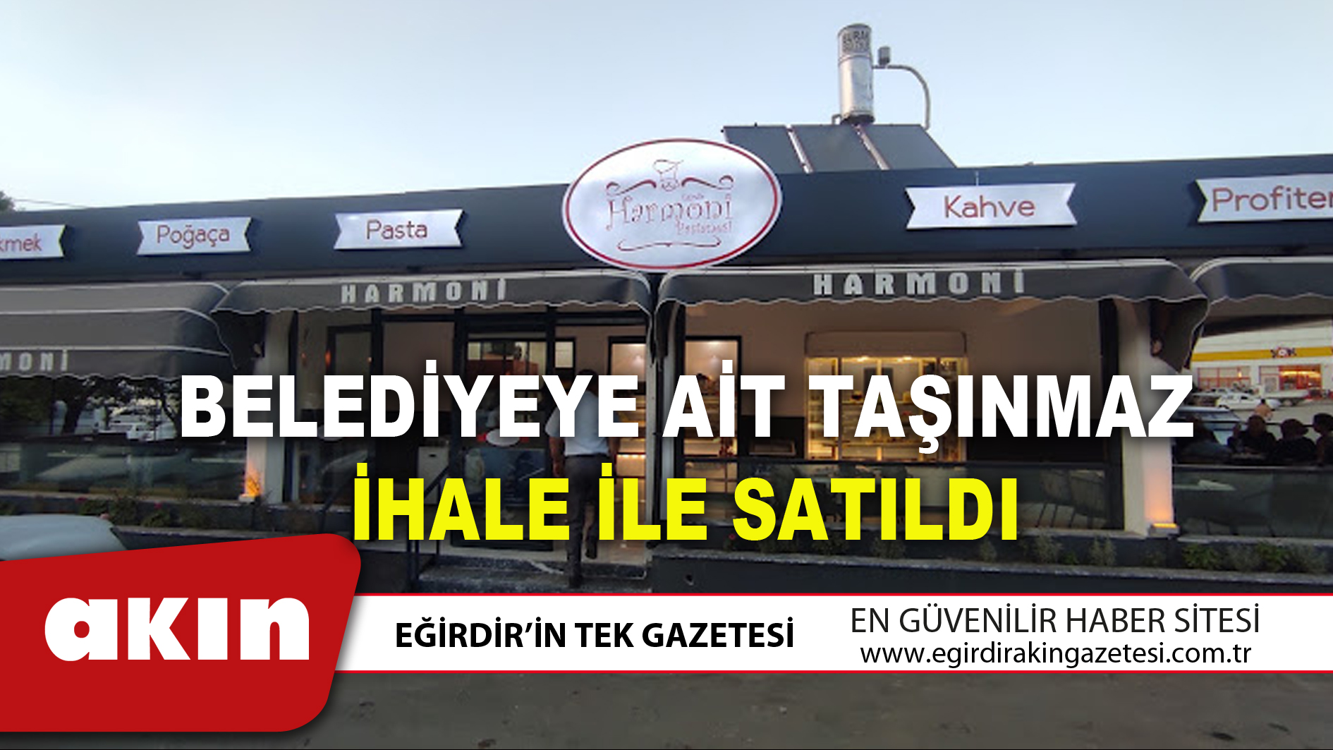 BELEDİYEYE AİT TAŞINMAZ İHALE İLE SATILDI