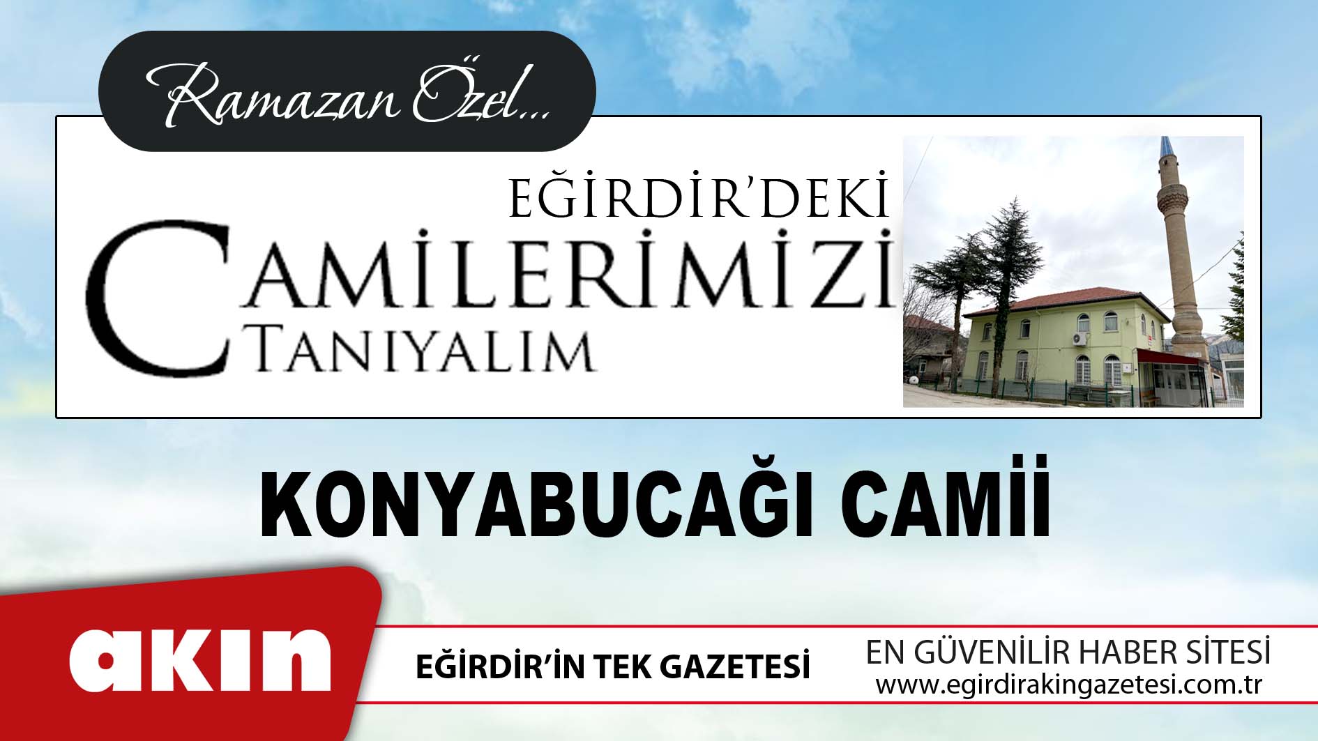 Eğirdir'deki Camilerimizi Tanıyalım (15)