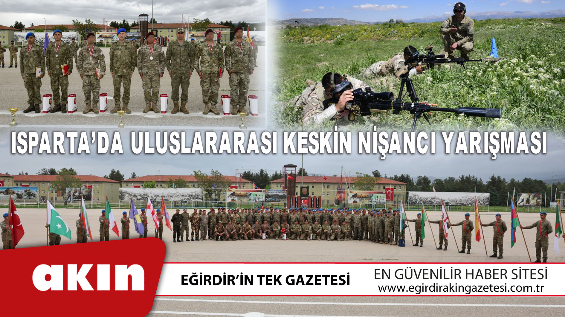 eğirdir haber,akın gazetesi,egirdir haberler,son dakika,Isparta’da Uluslararası Keskin Nişancı Yarışması