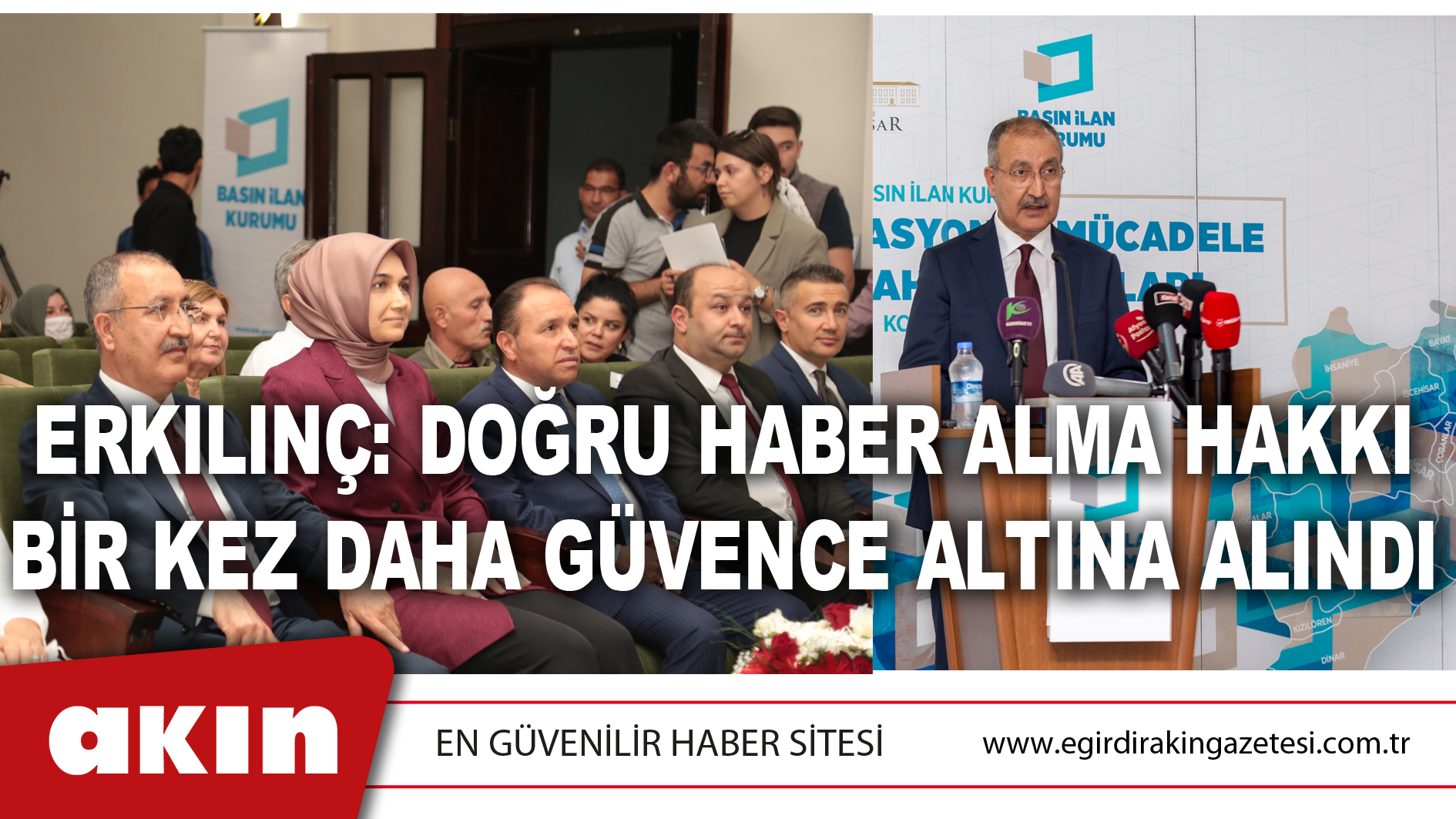 Erkılınç: Doğru haber alma hakkı bir kez daha güvence altına alındı