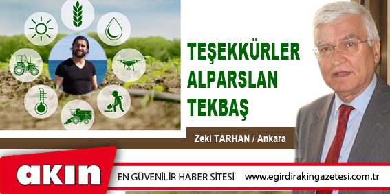 Teşekkürler Alparslan Tekbaş