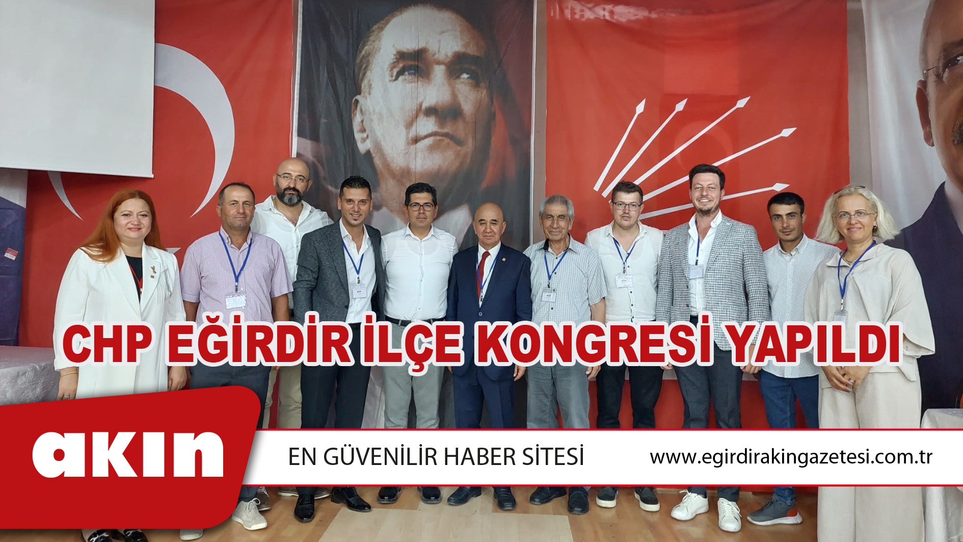 CHP Eğirdir İlçe Kongresi Yapıldı