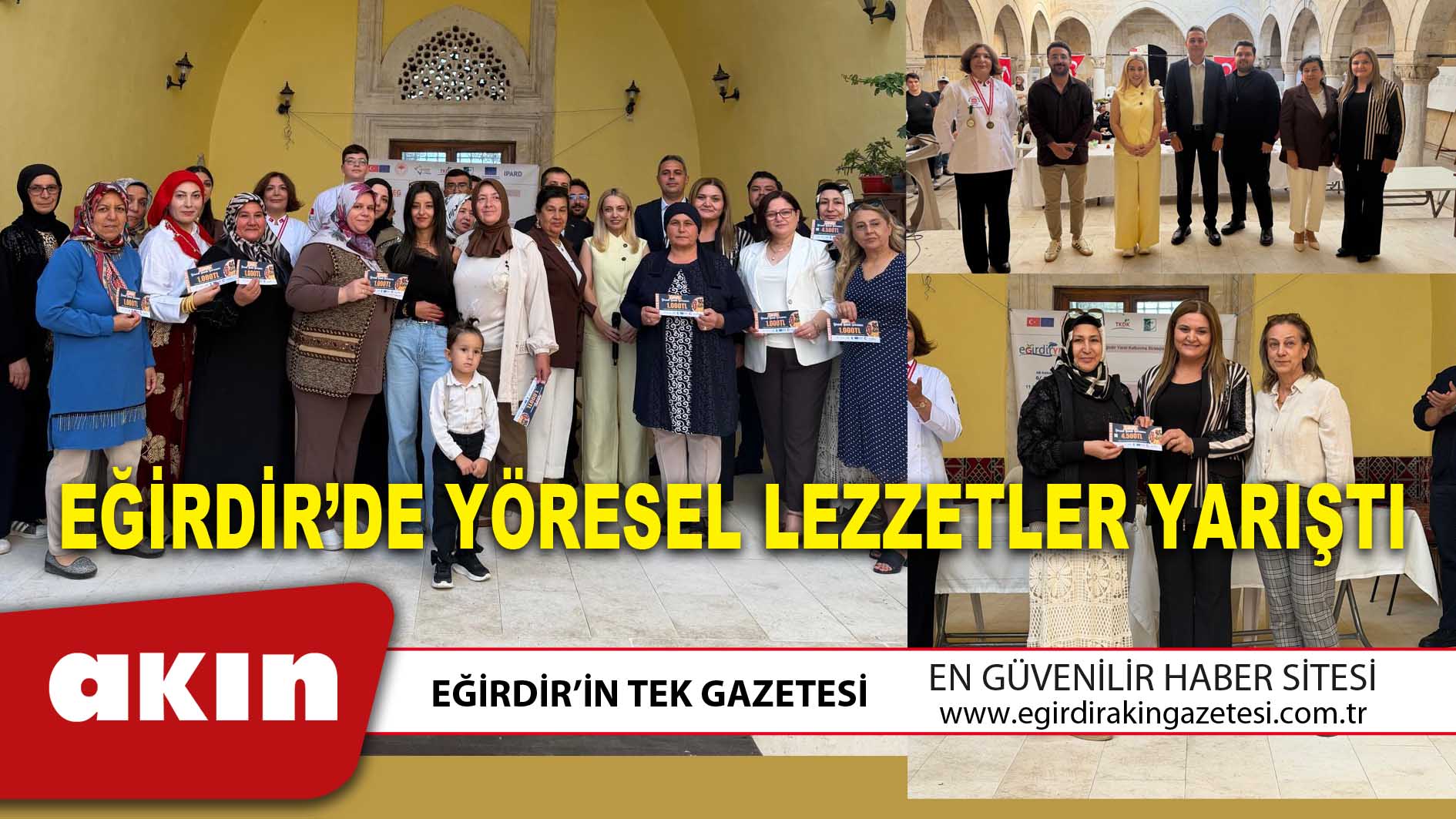 EĞİRDİR’DE YÖRESEL LEZZETLER YARIŞTI