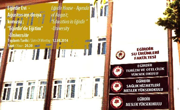 EĞİRDİR EVİ'NDE 