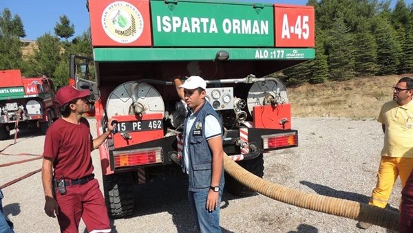 Isparta'da yangın ekipleri kırmızı alarm durumunda...
