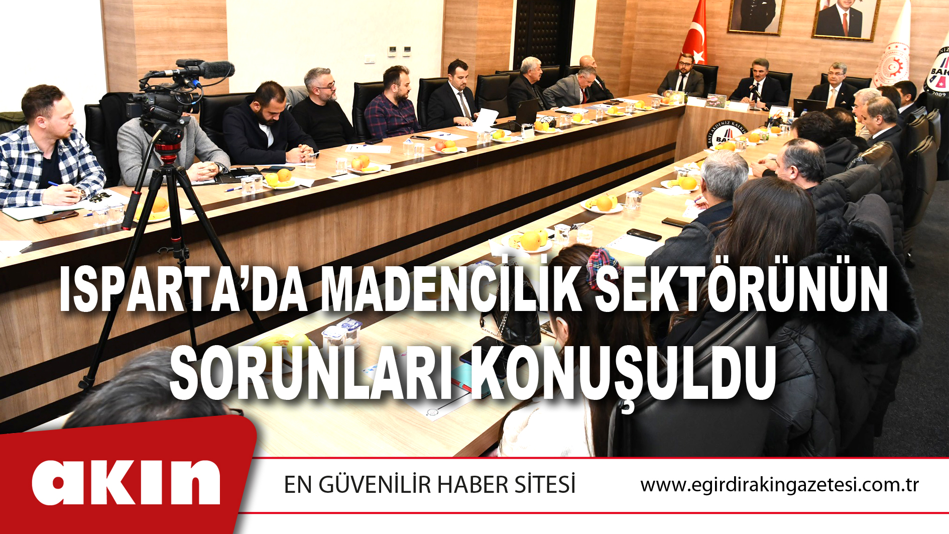 Isparta’da Madencilik Sektörünün Sorunları Konuşuldu