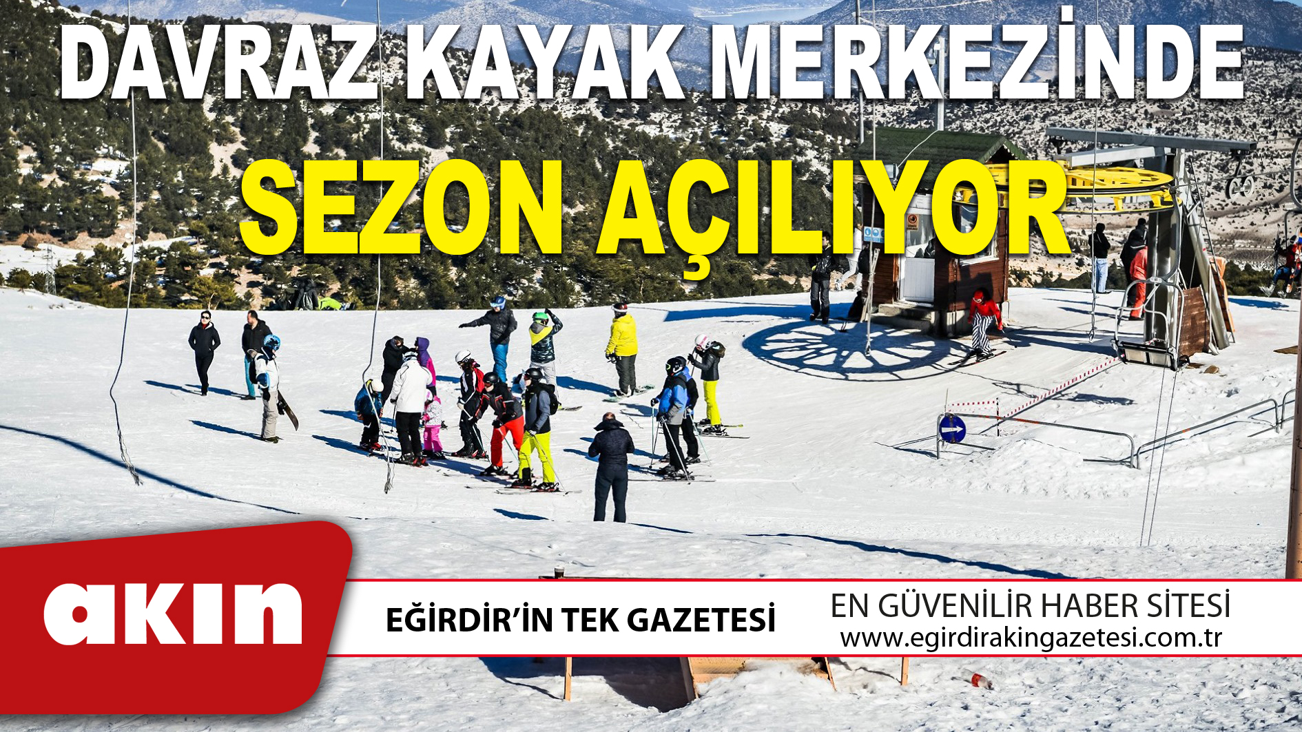 DAVRAZ KAYAK MERKEZİNDE SEZON AÇILIYOR
