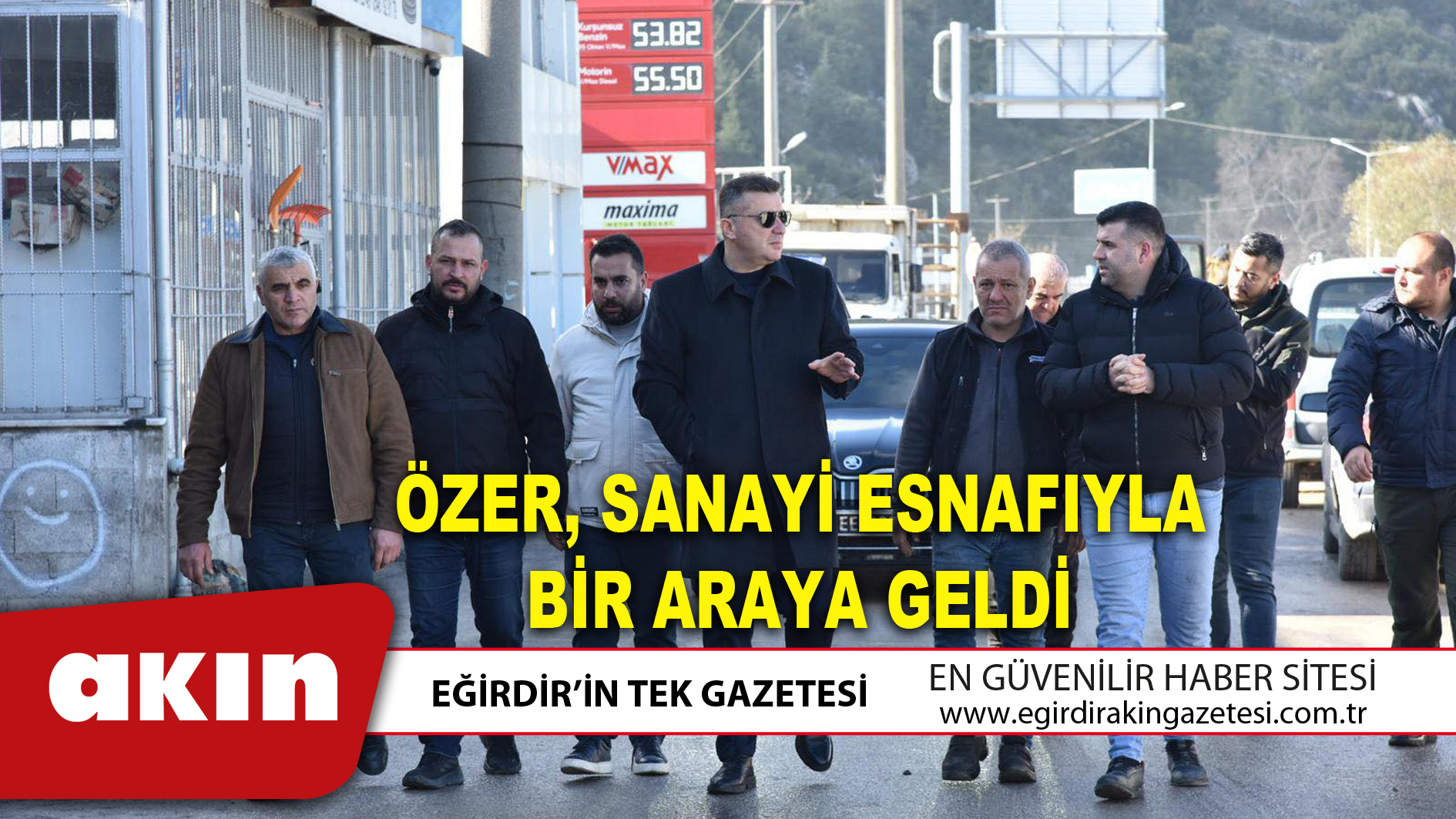 ÖZER, SANAYİ ESNAFIYLA BİR ARAYA GELDİ