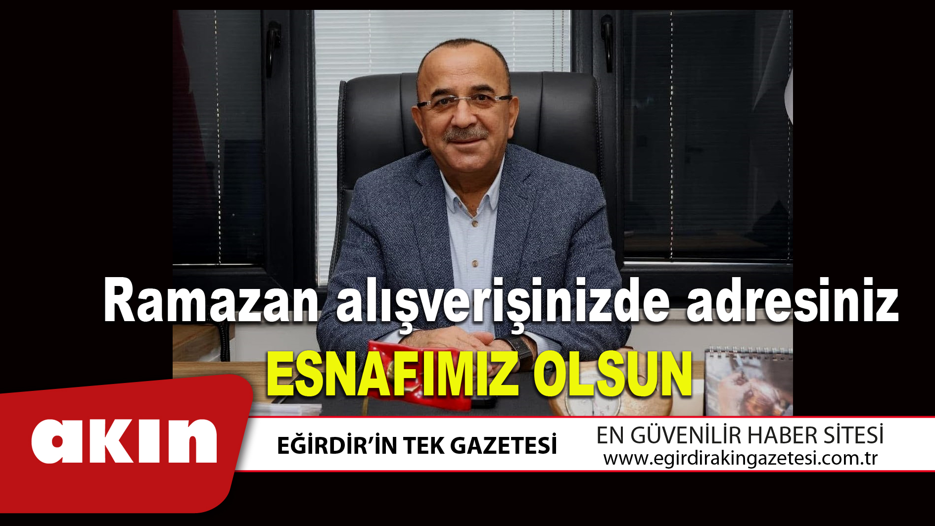 Ramazan alışverişinizde adresiniz ESNAFIMIZ OLSUN   