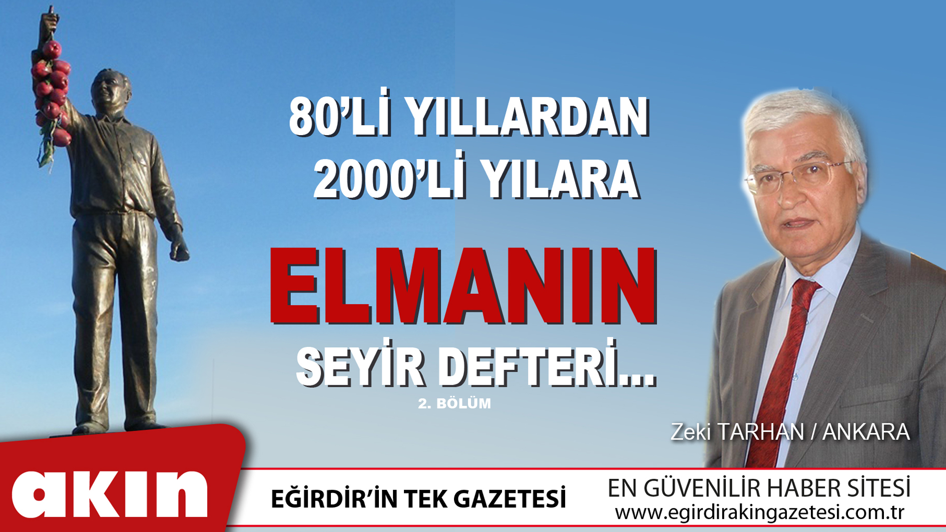 80’ Lİ YILLARDAN 2000’ Lİ YILARA ELMANIN SEYİR DEFTERİ… (2)