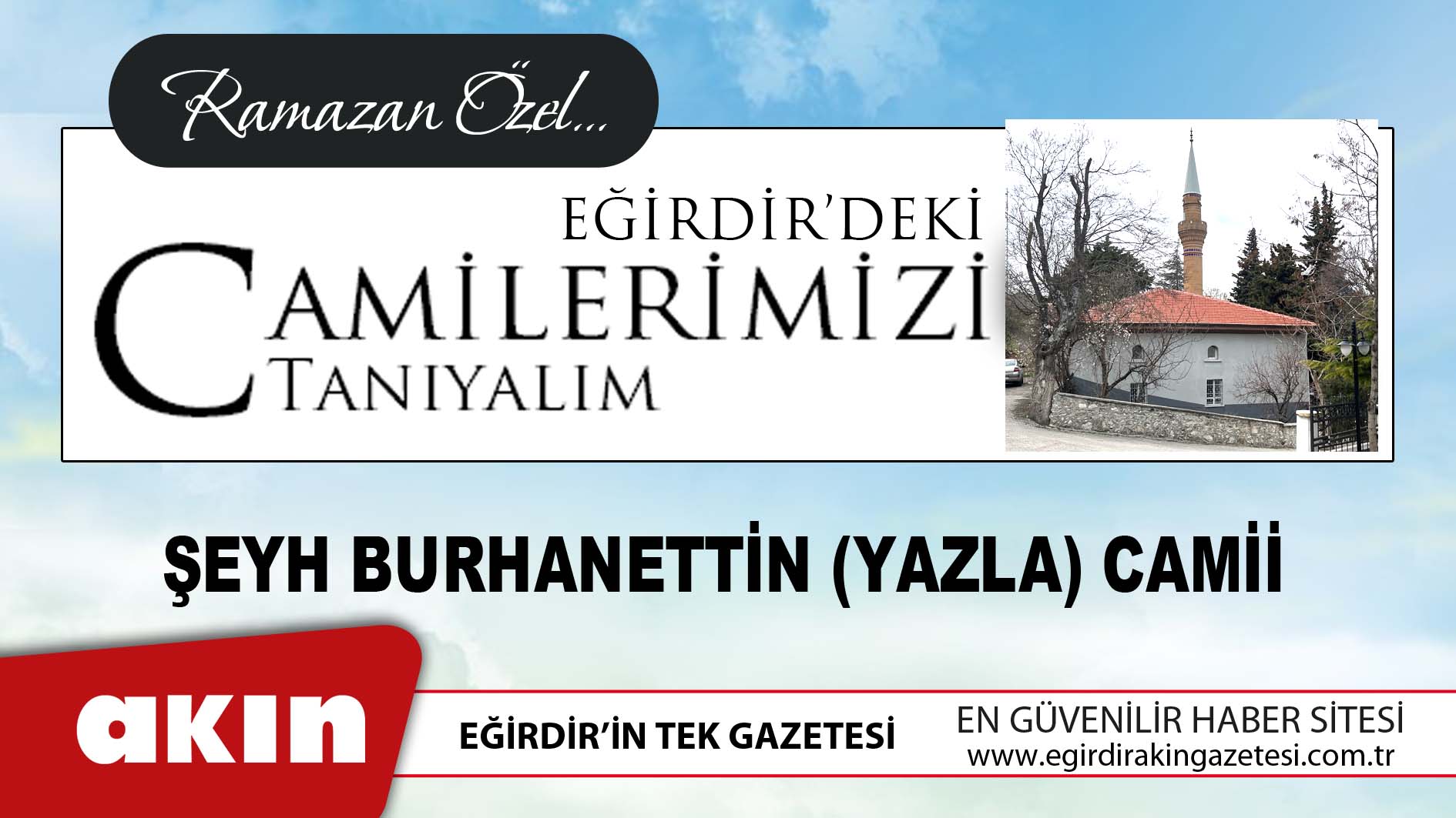 Eğirdir'deki Camilerimizi Tanıyalım (16)