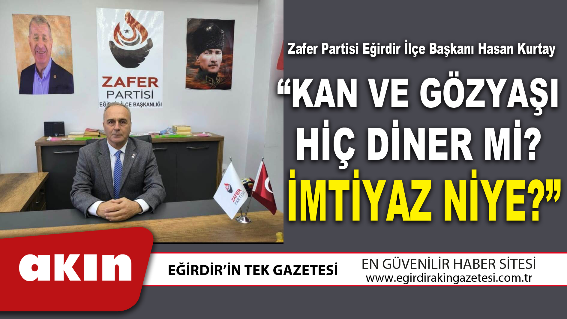 KAN VE GÖZYAŞI HİÇ DİNER Mİ?