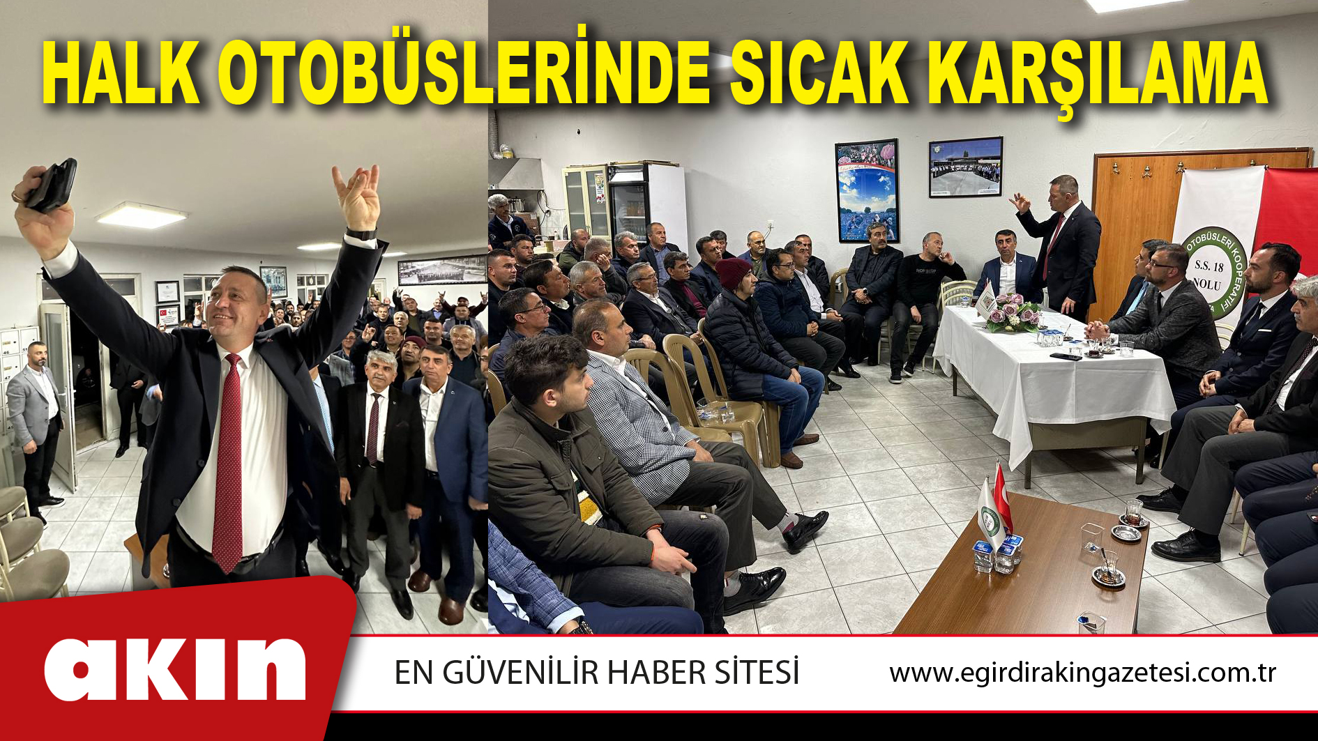 HALK OTOBÜSLERİNDE SICAK KARŞILAMA
