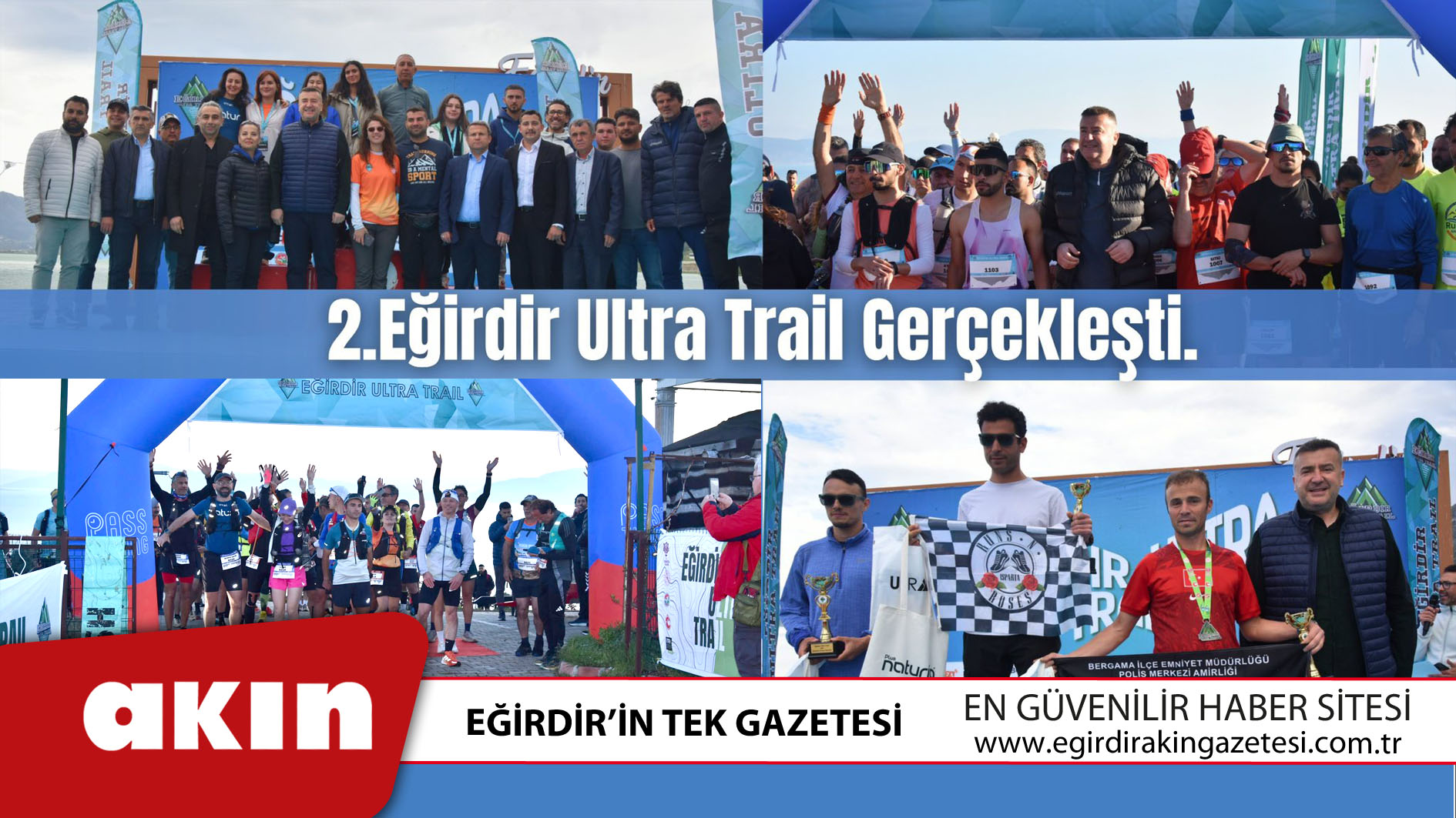 eğirdir haber,akın gazetesi,egirdir haberler,son dakika,Eğirdir Ultra Trail Gerçekleşti
