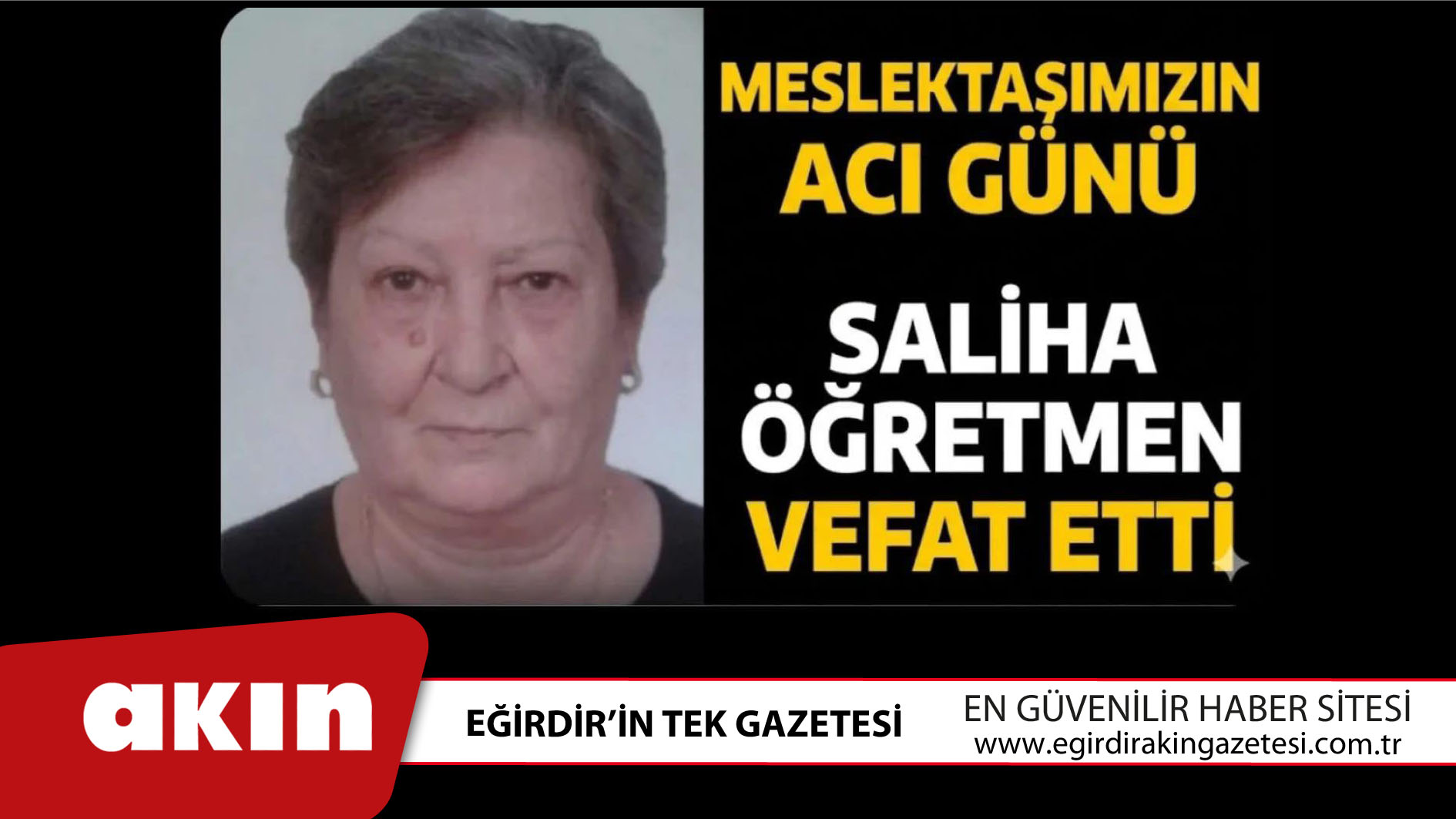 Saliha Türköz vefat etti