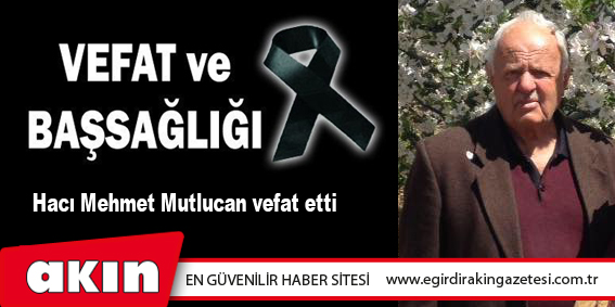 VEFAT ve BAŞSAĞLIĞI