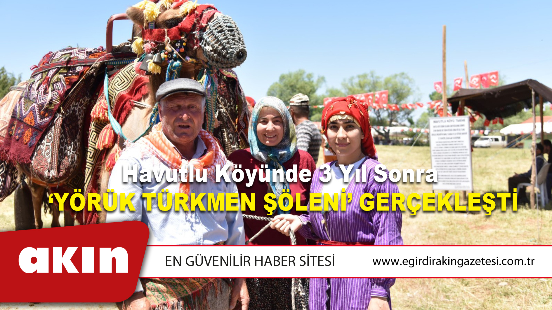 eğirdir haber,akın gazetesi,egirdir haberler,son dakika,Havutlu Köyünde 3 Yıl Sonra  ‘Yörük Türkmen Şöleni’ Gerçekleşti