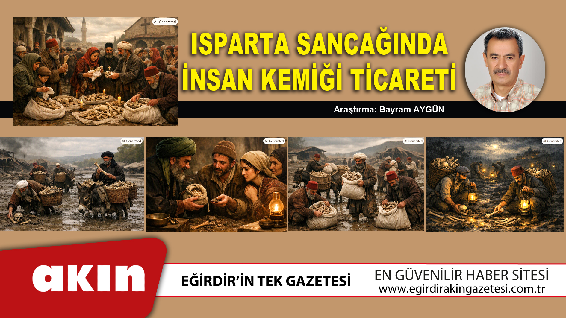 eğirdir haber,akın gazetesi,egirdir haberler,son dakika,Isparta Sancağında İnsan Kemiği Ticareti
