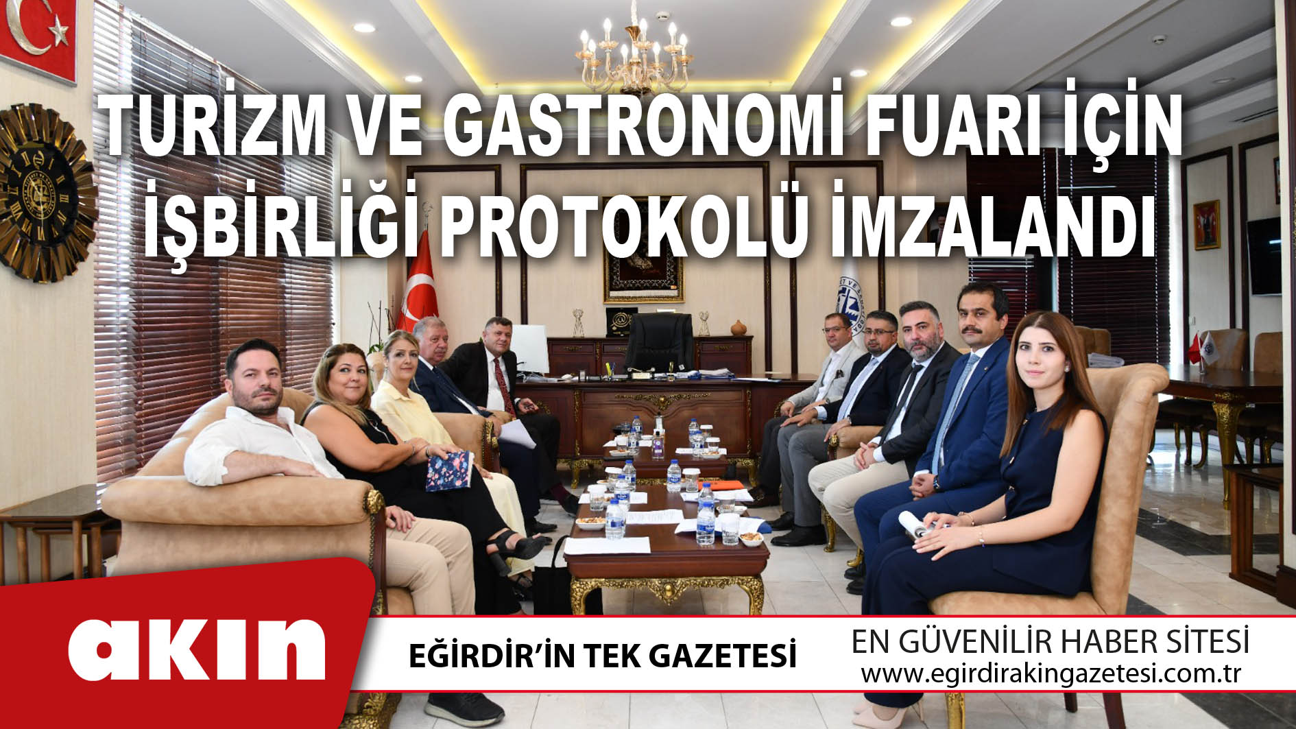 Turizm Ve Gastronomi Fuarı İçin İşbirliği Protokolü İmzalandı