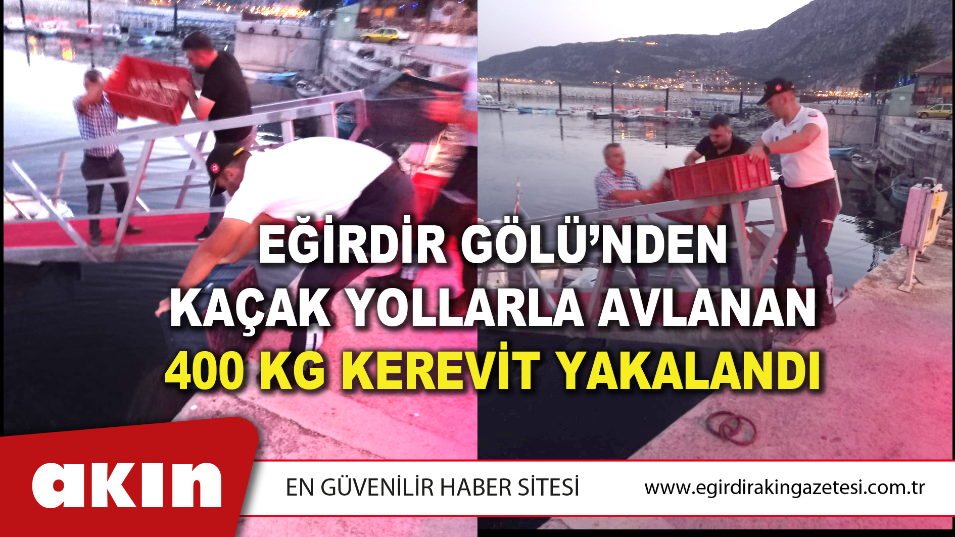 Eğirdir Gölü’nden Kaçak Yollarla Avlanan 400 Kg Kerevit Yakalandı
