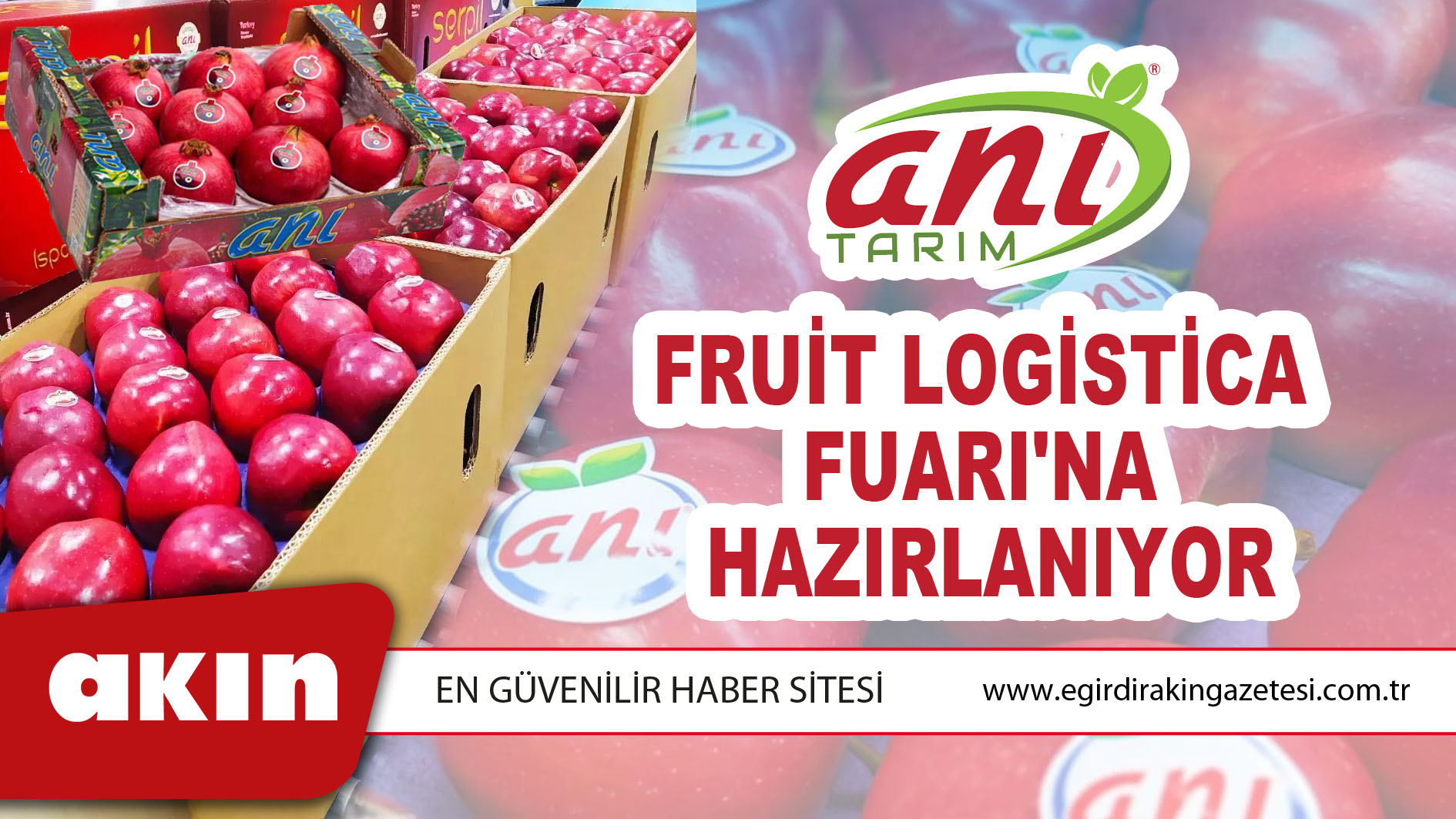 Anı Tarım Fruit Logistica Fuarı'na Hazırlanıyor