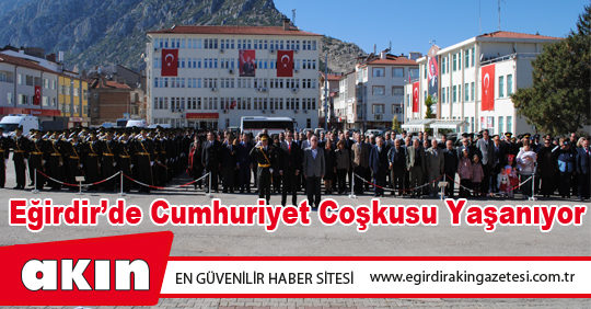 Eğirdir’de Cumhuriyet Coşkusu Yaşanıyor