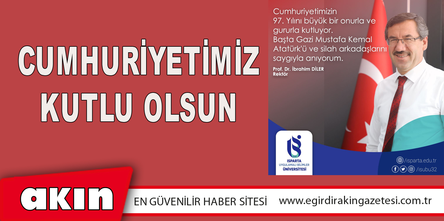 Cumhuriyetimiz Kutlu Olsun