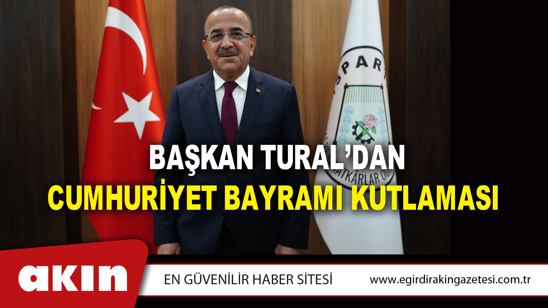 Başkan Tural’dan Cumhuriyet Bayramı Kutlaması