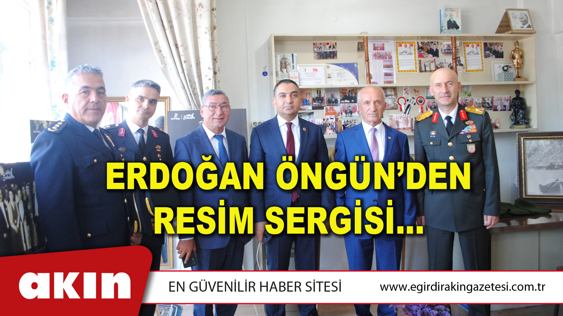 ERDOĞAN ÖNGÜN’DEN RESİM SERGİSİ…